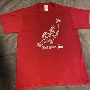 Deftones inc. rare red shirt